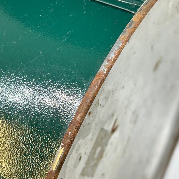 Vintage Terry Redlin 2010 Round Tin Heading Home Christmas Scene Log Cabin Tree - Picture 7 of 16